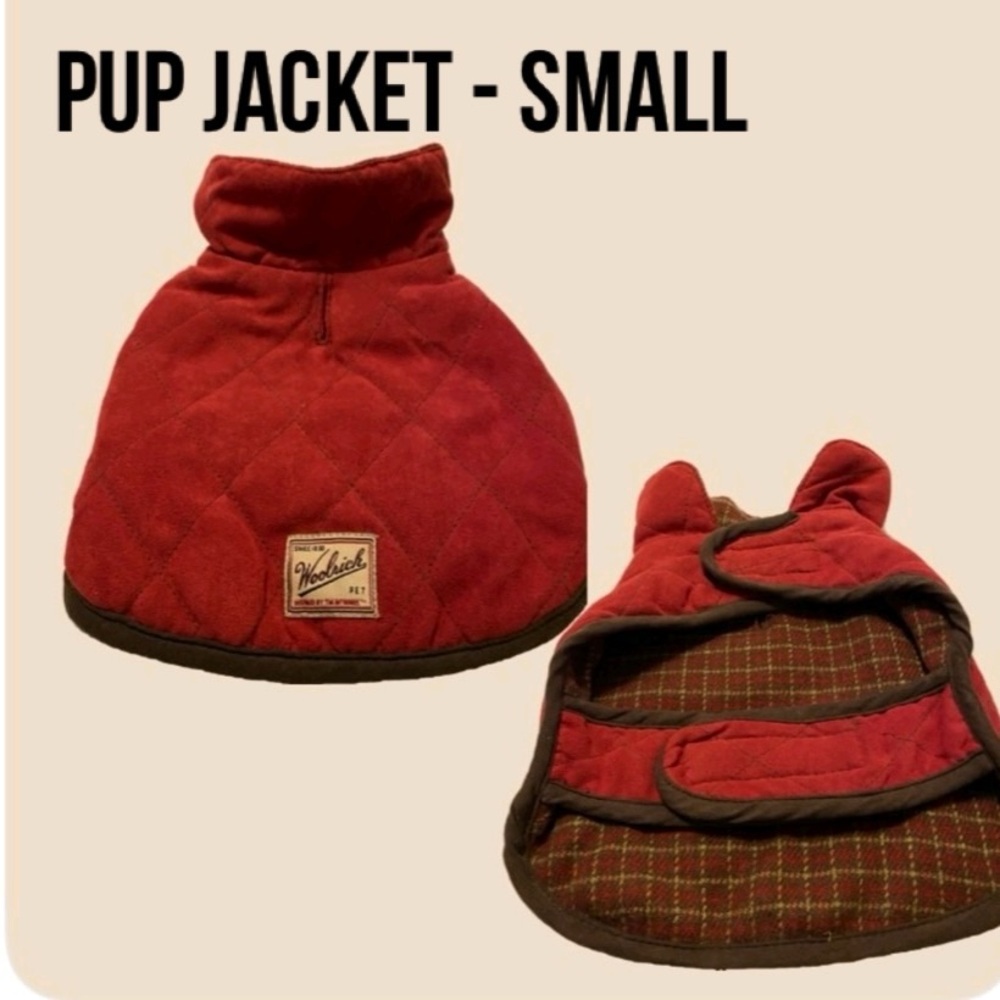 Woolrich Red Pup Jacket - Small